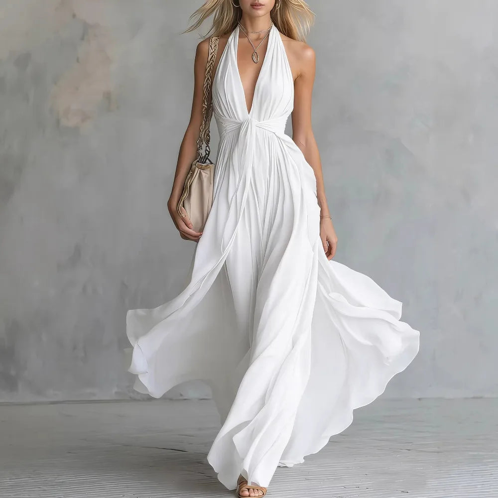 Women's Flowy Evening Dress | Maxi