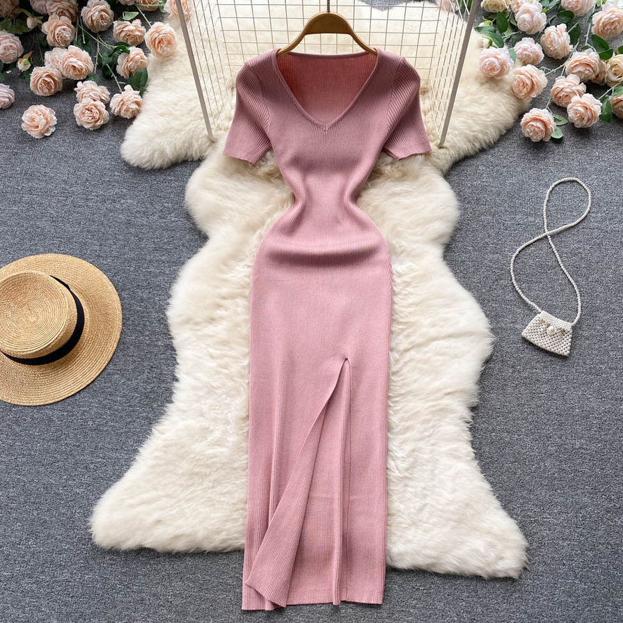 Women's Winter Maxi Ribbed Knit Sweater Dress | Warm