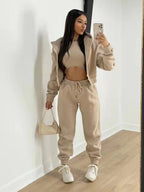 Women’s Tracksuit Three-Piece Set | Winter