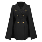 Women’s Work Cape Blazer Dress | Mini
