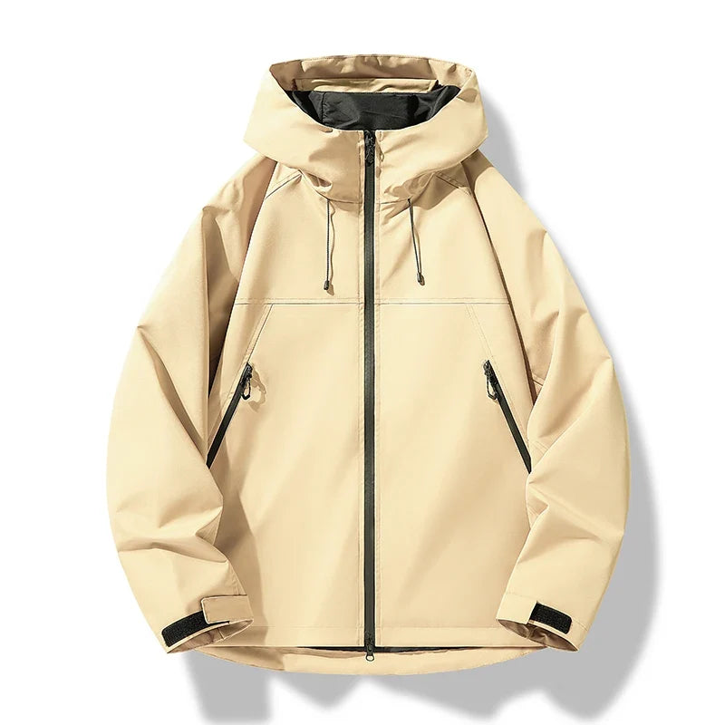 Men's Hooded Windbreaker Jacket | Zip Up