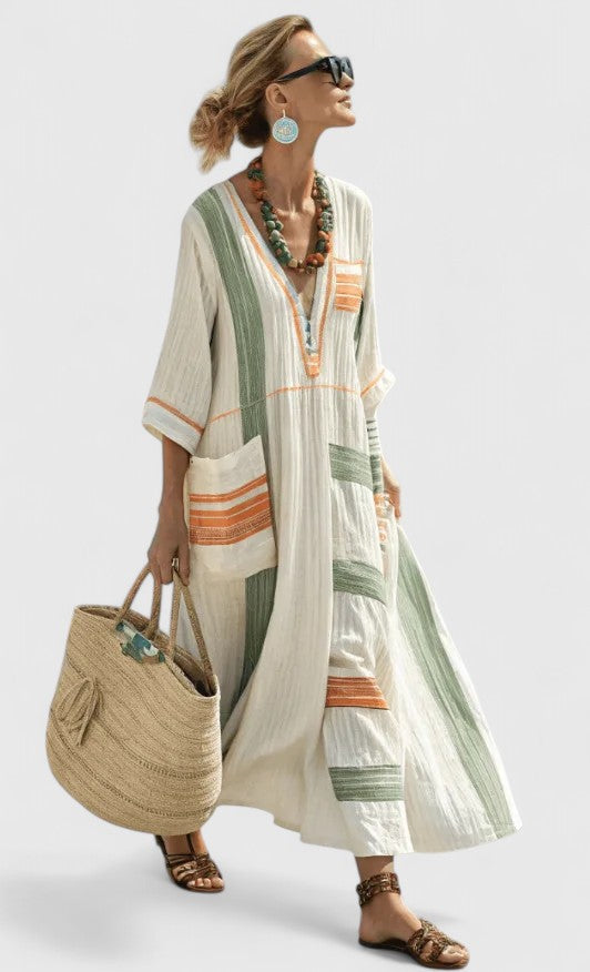 Women's Elegant Summer Vacation Dress | Maxi