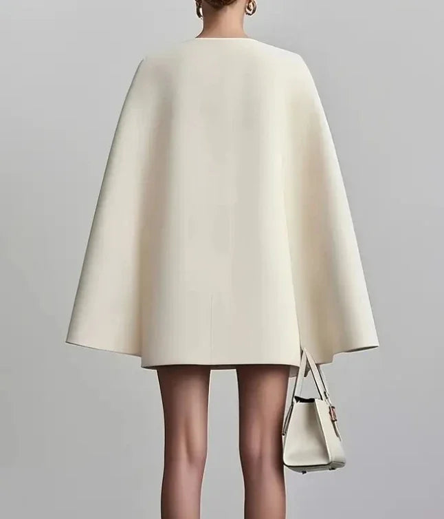 Women's Double Breasted Cape Sleeves Blazer Dress | Mini
