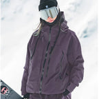 Women's Hooded Zip Up Ski Jacket | Winter