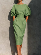 Women's Elegant Summer Dress | Midi