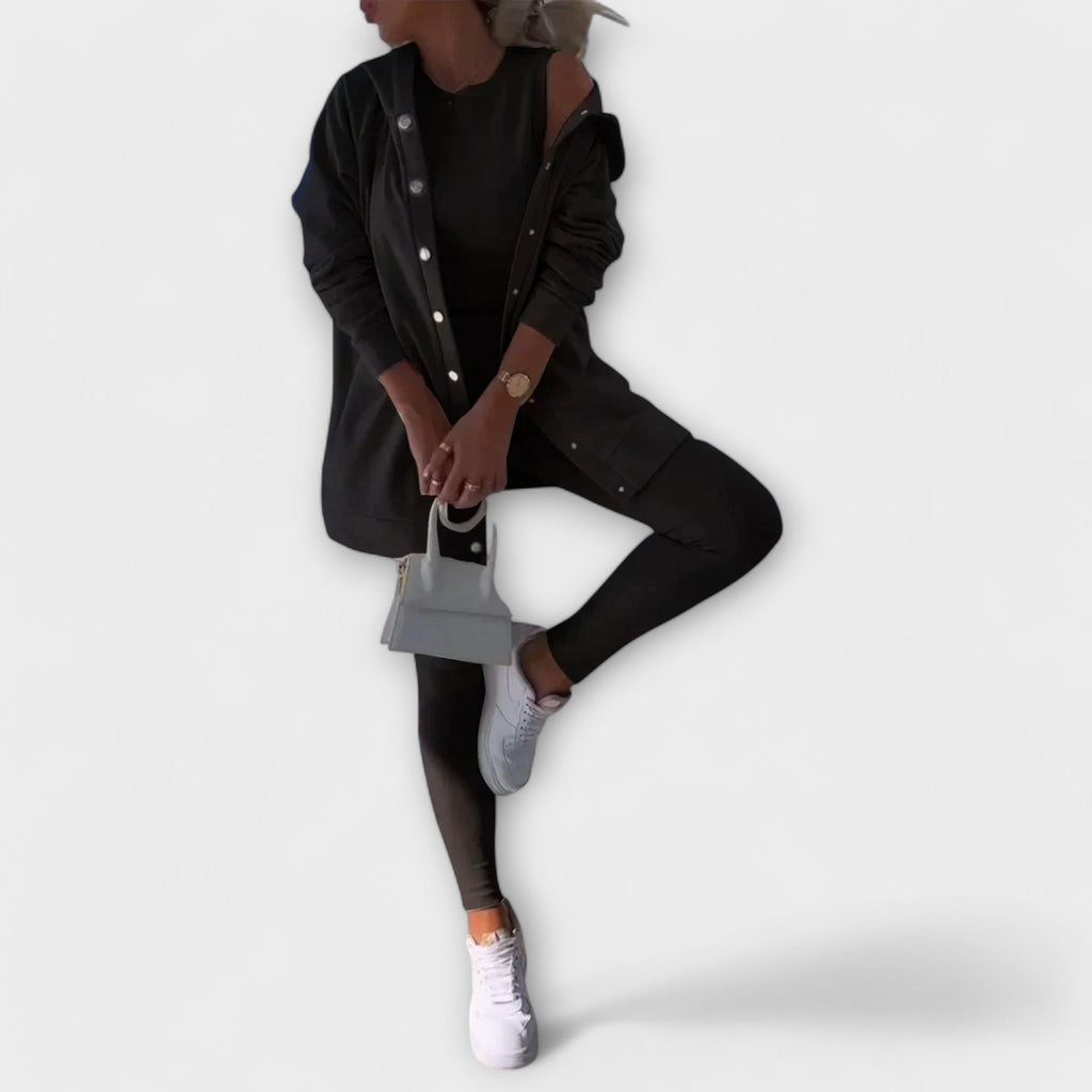 Women's Cardigan Casual Set | 3-Piece