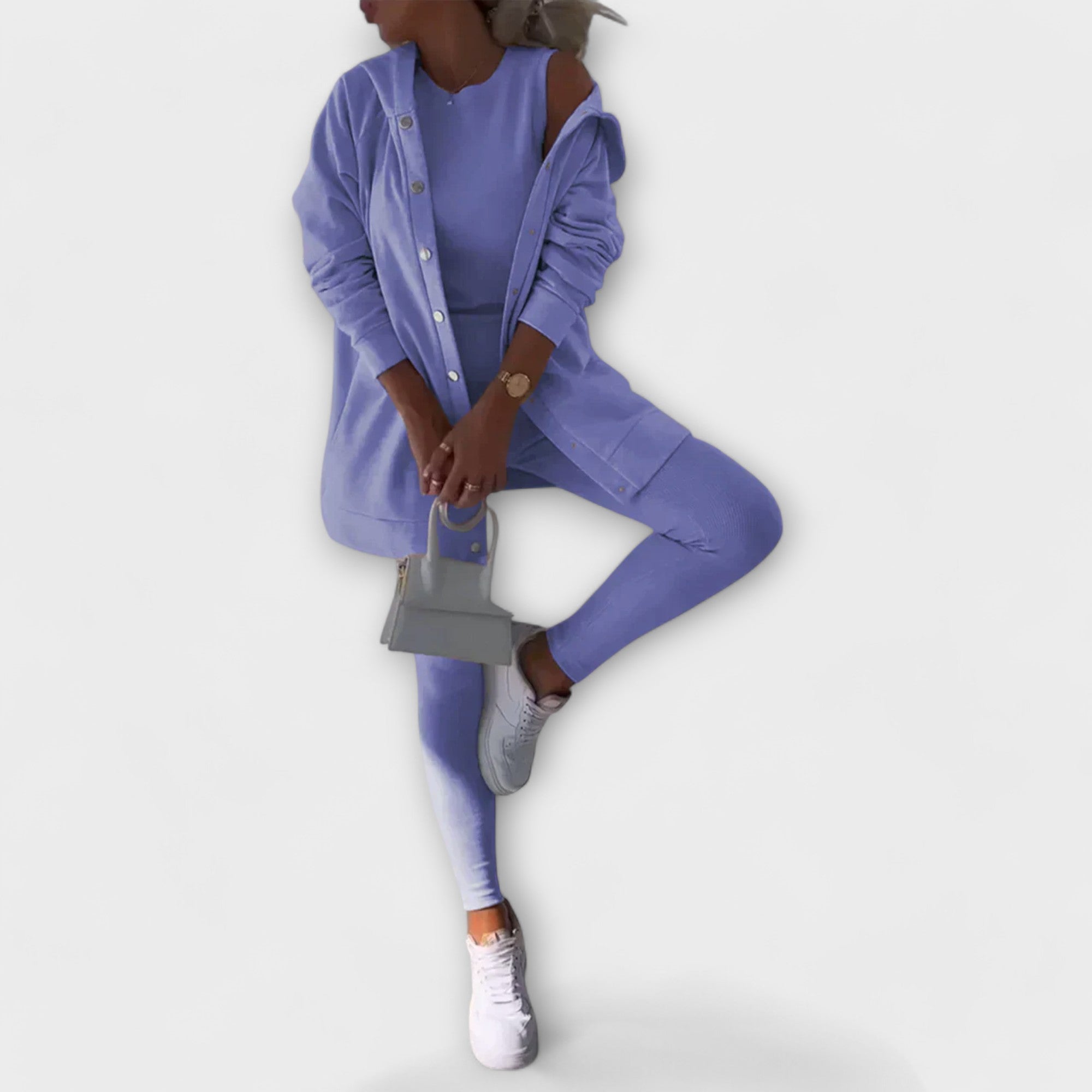 Women's Cardigan Casual Set | 3-Piece
