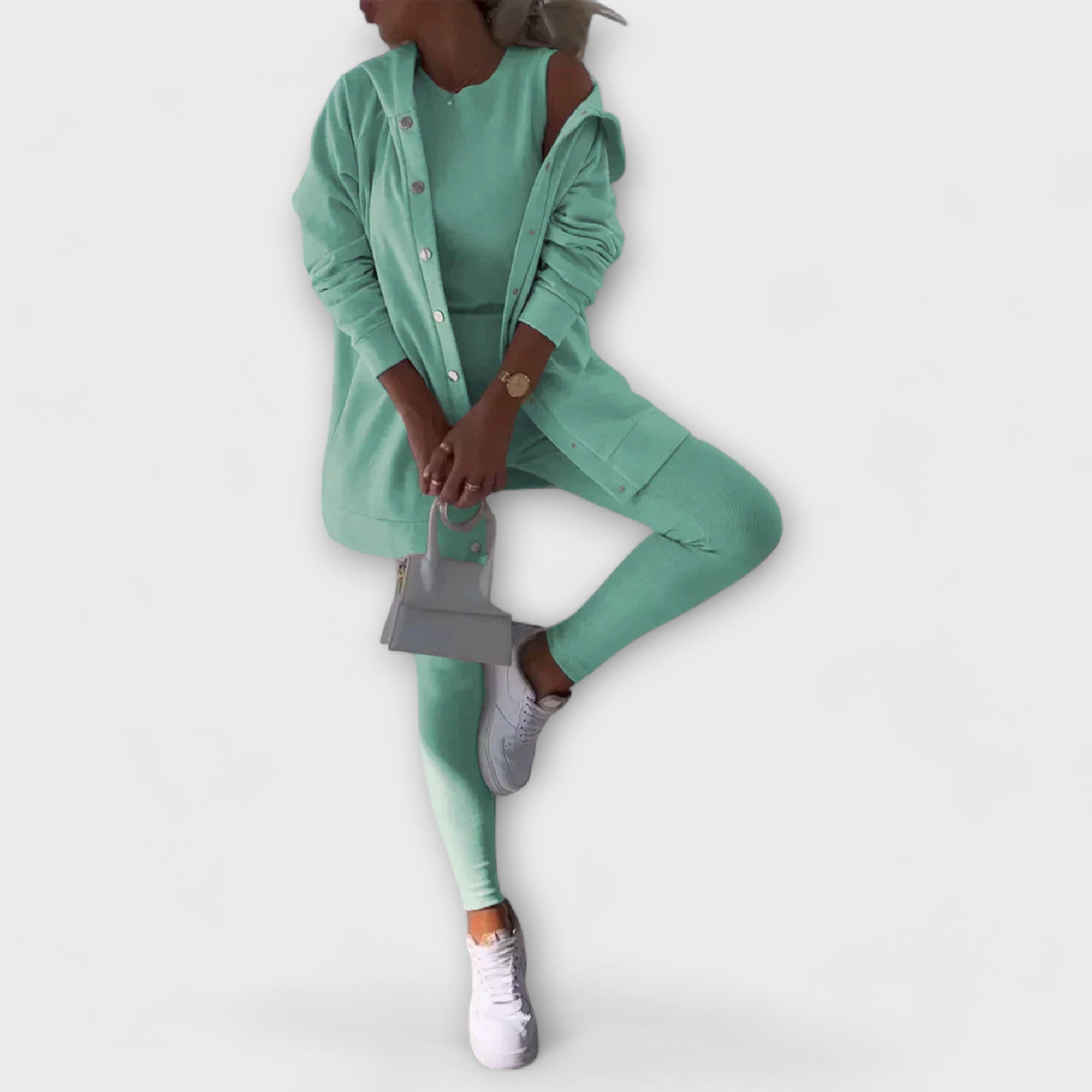 Women's Cardigan Casual Set | 3-Piece