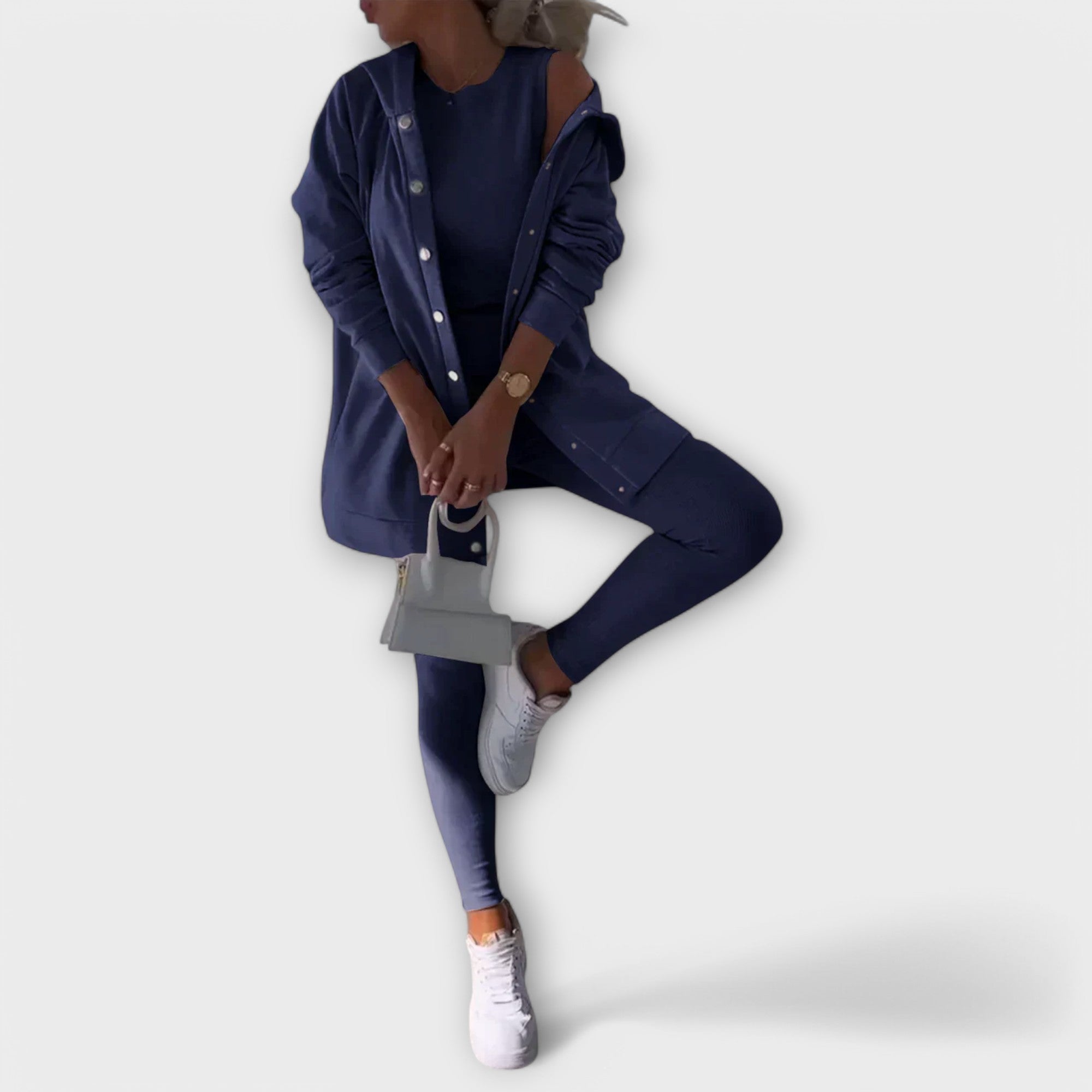 Women's Cardigan Casual Set | 3-Piece