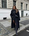 Women's Winter Oversized Trench Coat | Long