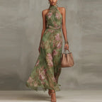 Women's Floral Wedding Guest Dress | Maxi