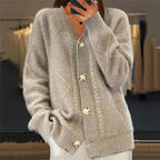Women's Long Button Up Knitted Cardigan | Winter