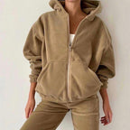 Women's Hoodie and Pants Tracksuit Set | Oversized