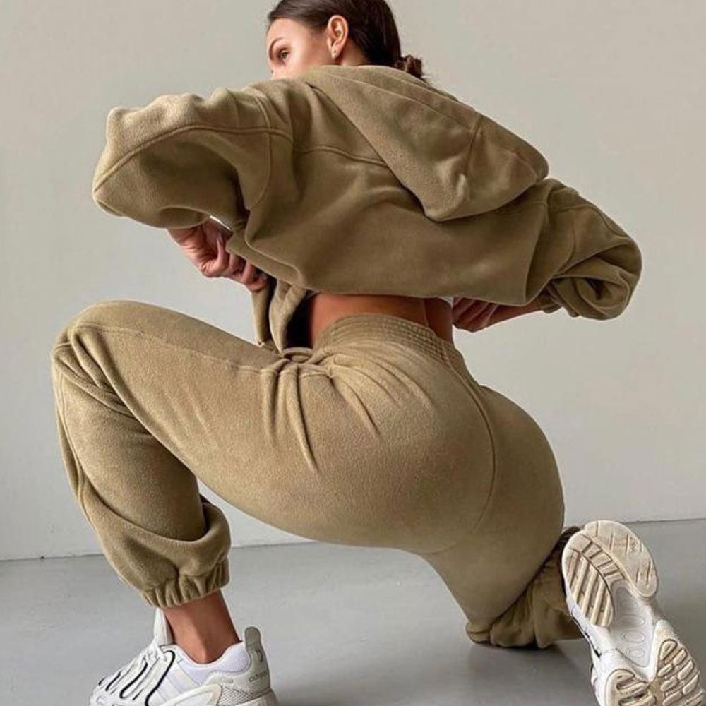 Women's Hoodie and Pants Tracksuit Set | Oversized