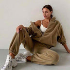 Women's Hoodie and Pants Tracksuit Set | Oversized