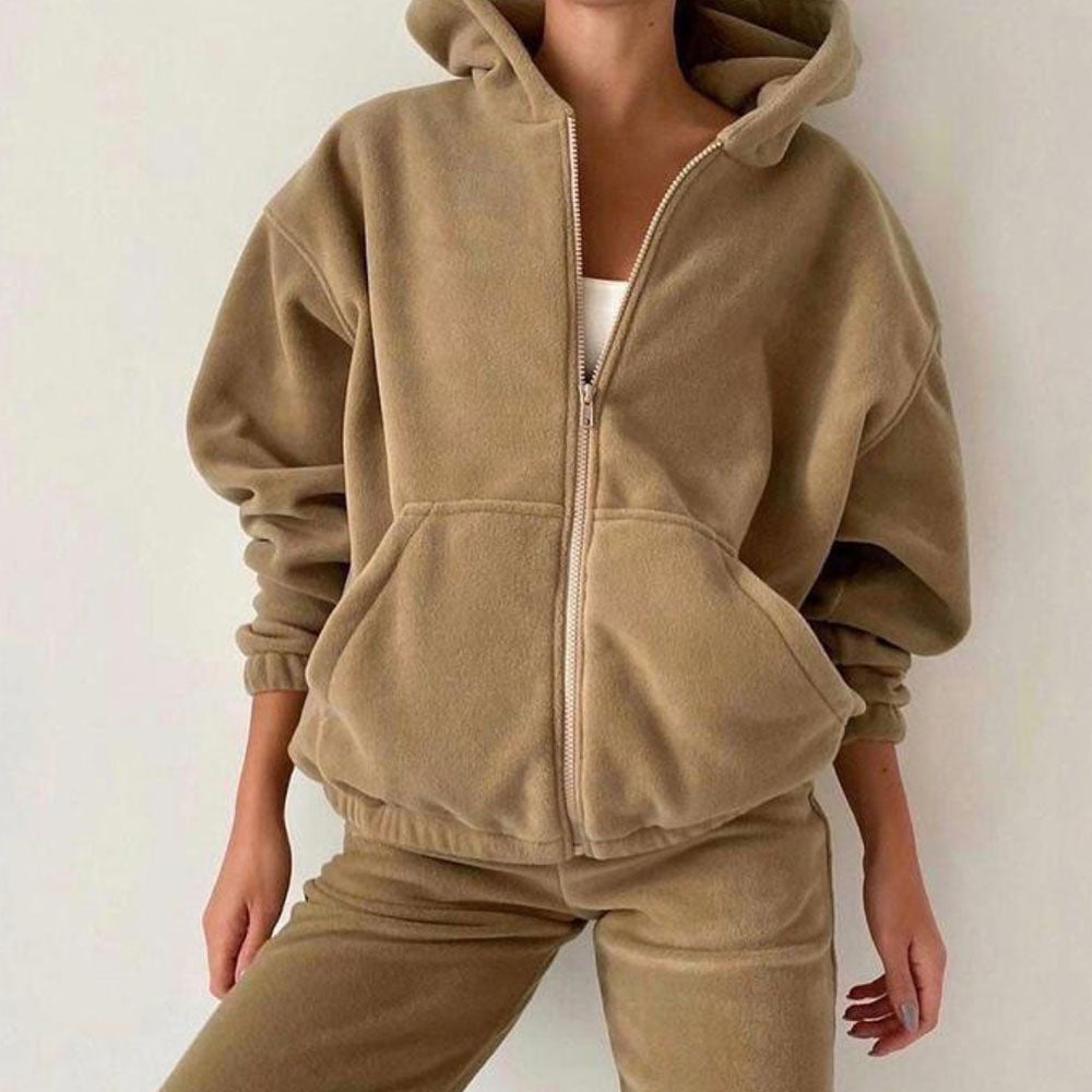Women's Hoodie and Pants Tracksuit Set | Oversized