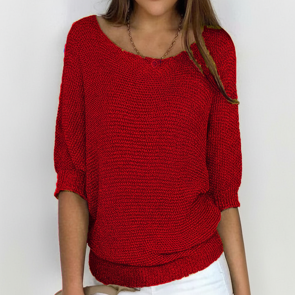 Women’s Loose Fit Knit Sweater | Casual