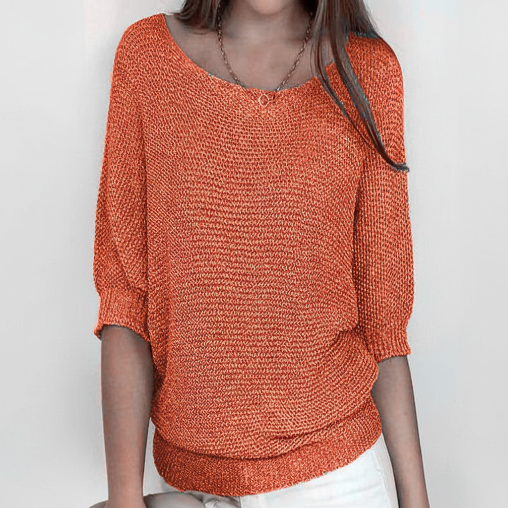 Women’s Loose Fit Knit Sweater | Casual