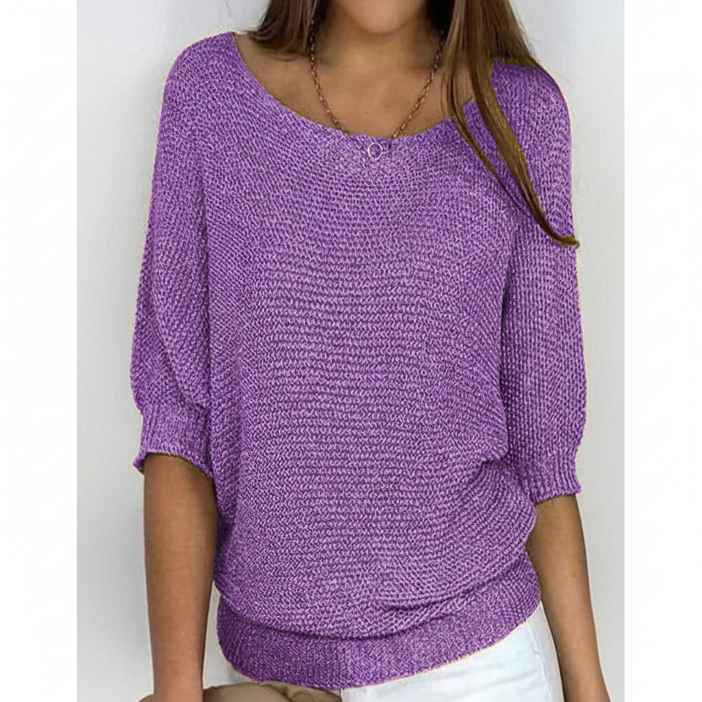 Women’s Loose Fit Knit Sweater | Casual