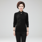 Women’s Mandarin Collar Sweater | Winter