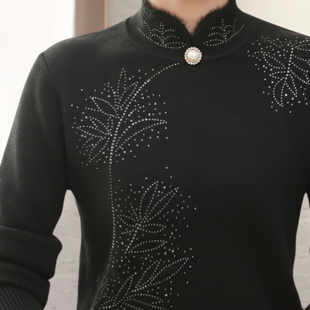 Women’s Mandarin Collar Sweater | Winter