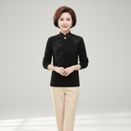 Women’s Mandarin Collar Sweater | Winter