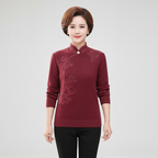 Women’s Mandarin Collar Sweater | Winter