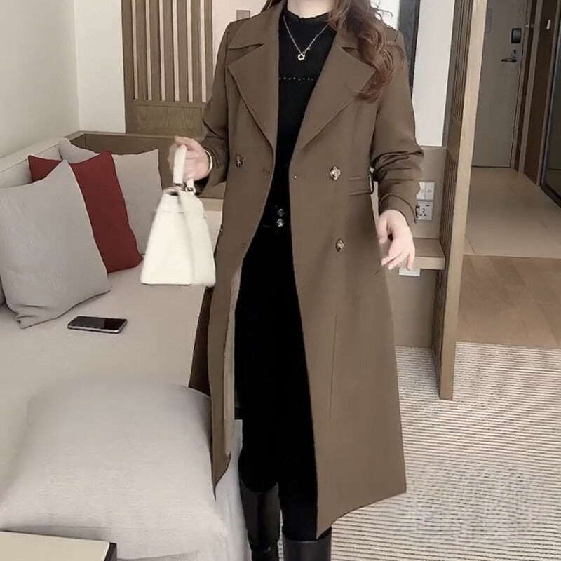 Women's Chic Elegant Trench Coat | Longline