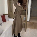 Women's Chic Elegant Trench Coat | Longline
