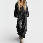 Women's Casual Streetwear Style Jumpsuit | Hooded