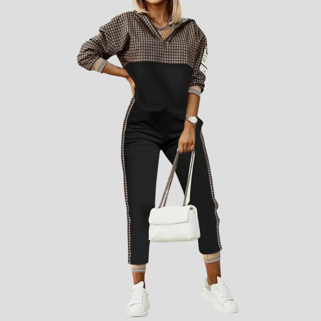 Women’s Geometric Print Casual Set | Two Piece