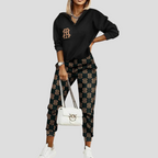 Women’s Geometric Print Casual Set | Two Piece