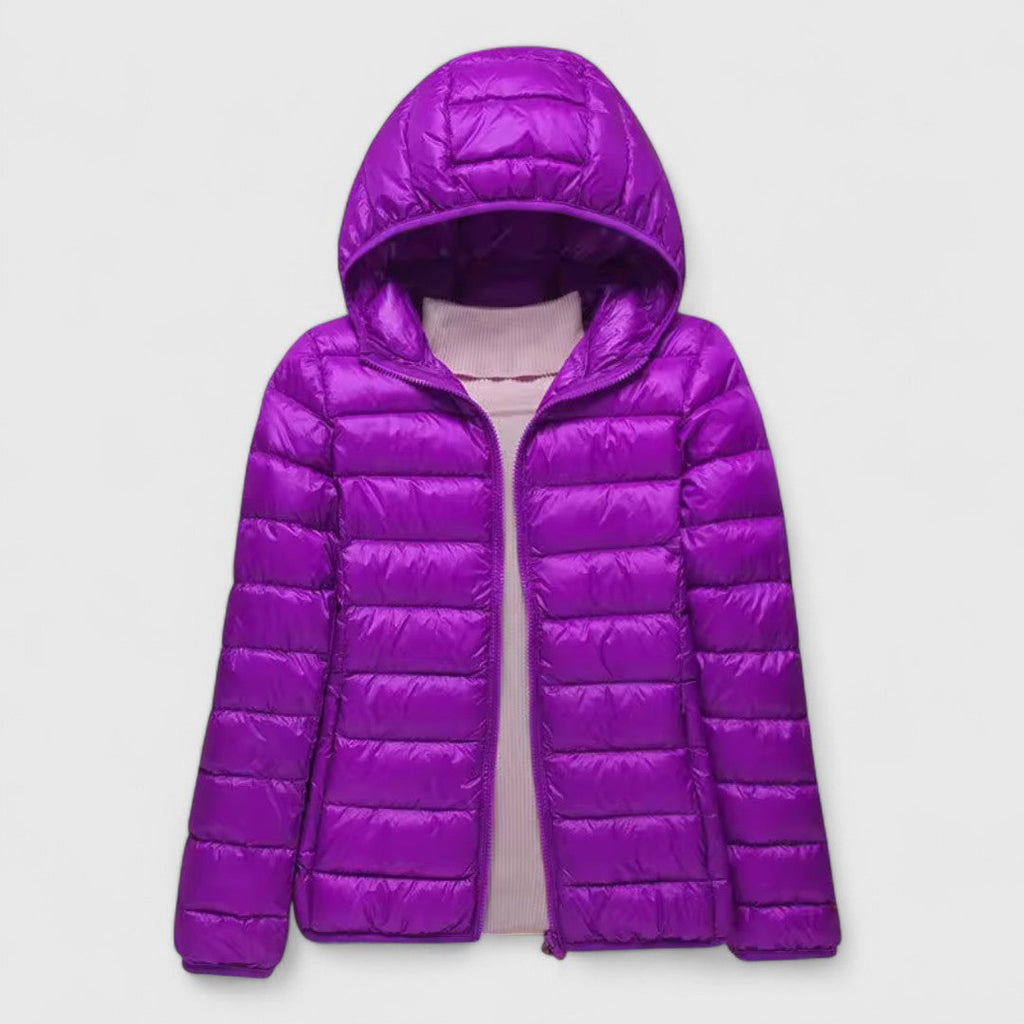 Women's Hooded Winter Puffer Jacket | Zip Up