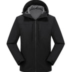 Men's Winter Long Sleeve Hooded Jacket | Zip Up