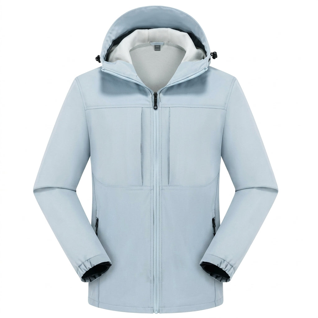 Men's Winter Long Sleeve Hooded Jacket | Zip Up