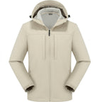 Men's Winter Long Sleeve Hooded Jacket | Zip Up