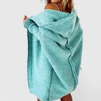 Women's Oversized Long Knit Cardigan | Hooded