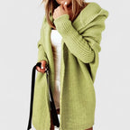 Women's Oversized Long Knit Cardigan | Hooded