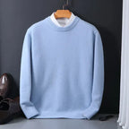 Men’s Long Sleeve Crew Neck Knit Sweater | Winter