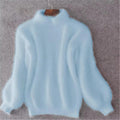 Women's Winter Knitted Sweater | Mock Neck