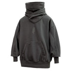Men's Winter High Neck Oversized Hoodie | Streetwear