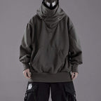 Men's Winter High Neck Oversized Hoodie | Streetwear