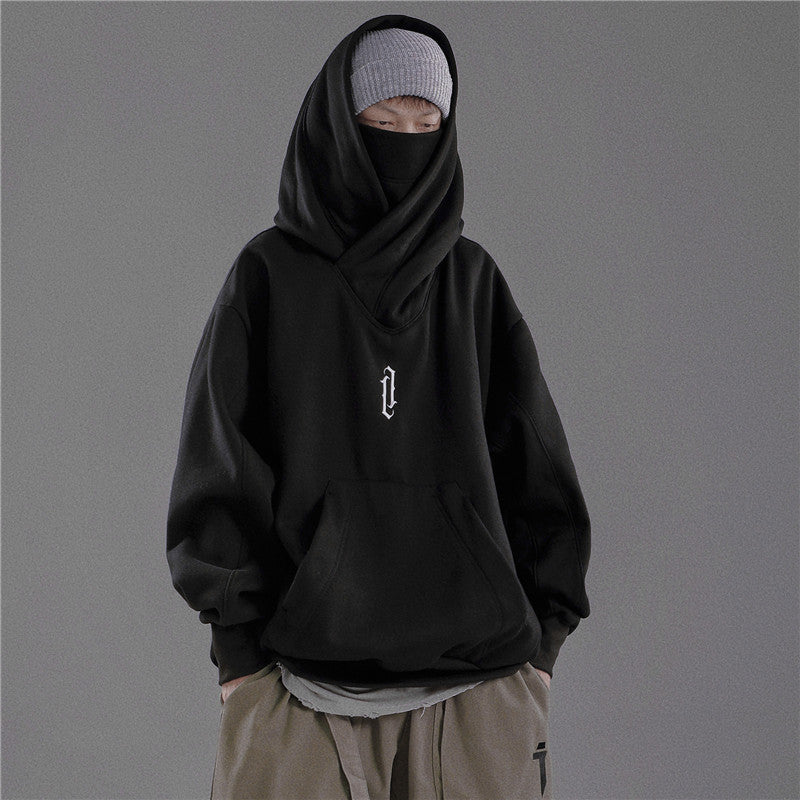 Men's Winter High Neck Oversized Hoodie | Streetwear