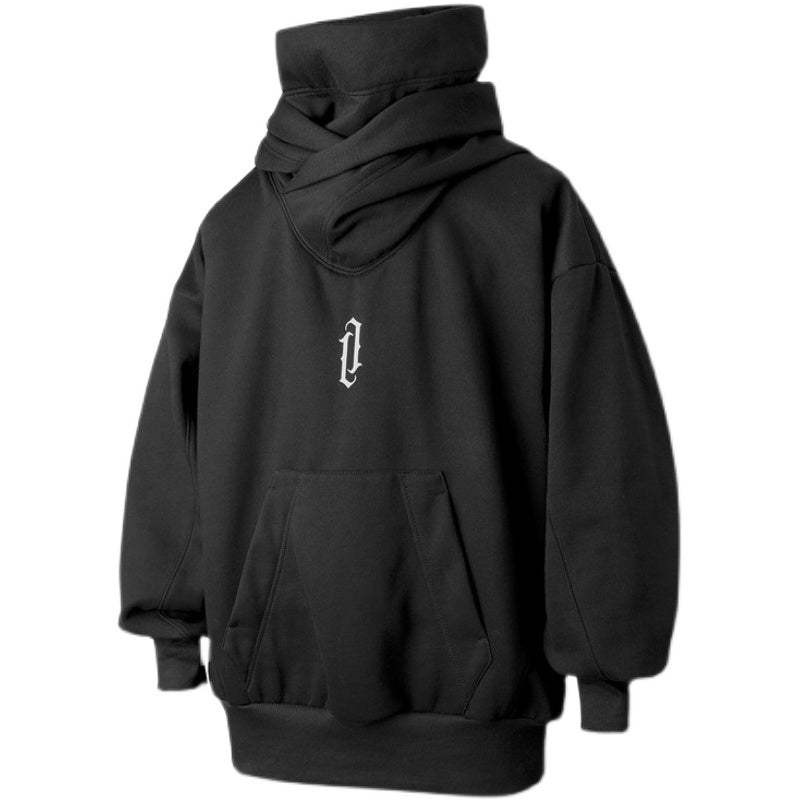 Men's Winter High Neck Oversized Hoodie | Streetwear