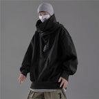 Men's Winter High Neck Oversized Hoodie | Streetwear