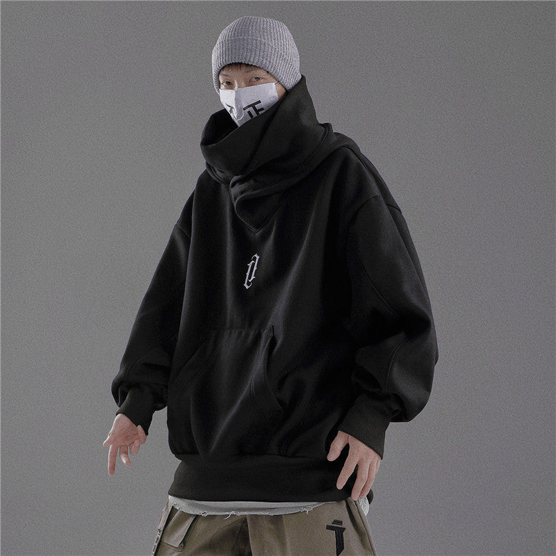 Men's Winter High Neck Oversized Hoodie | Streetwear