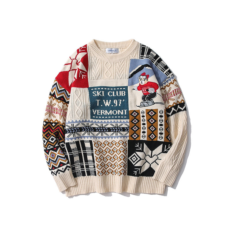 Men's Oversize Knitted Sweater | Christmas