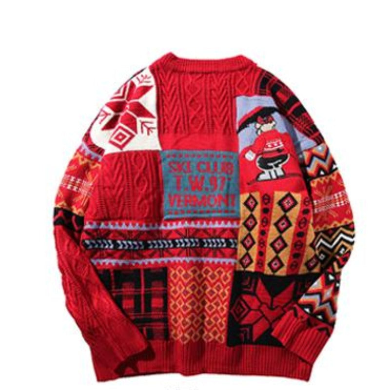 Men's Oversize Knitted Sweater | Christmas