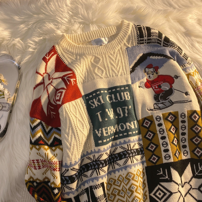 Men's Oversize Knitted Sweater | Christmas