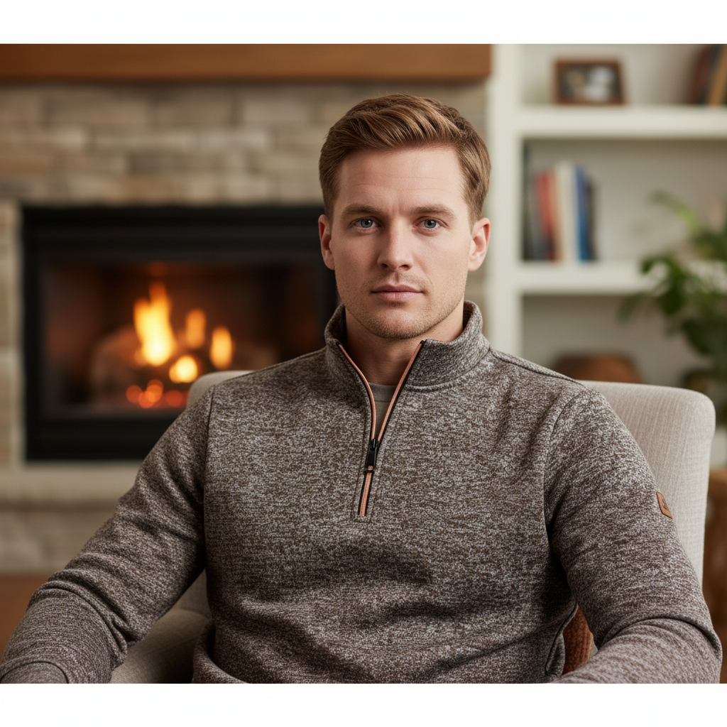 Men’s Stylish Sweater | Quarter Zip
